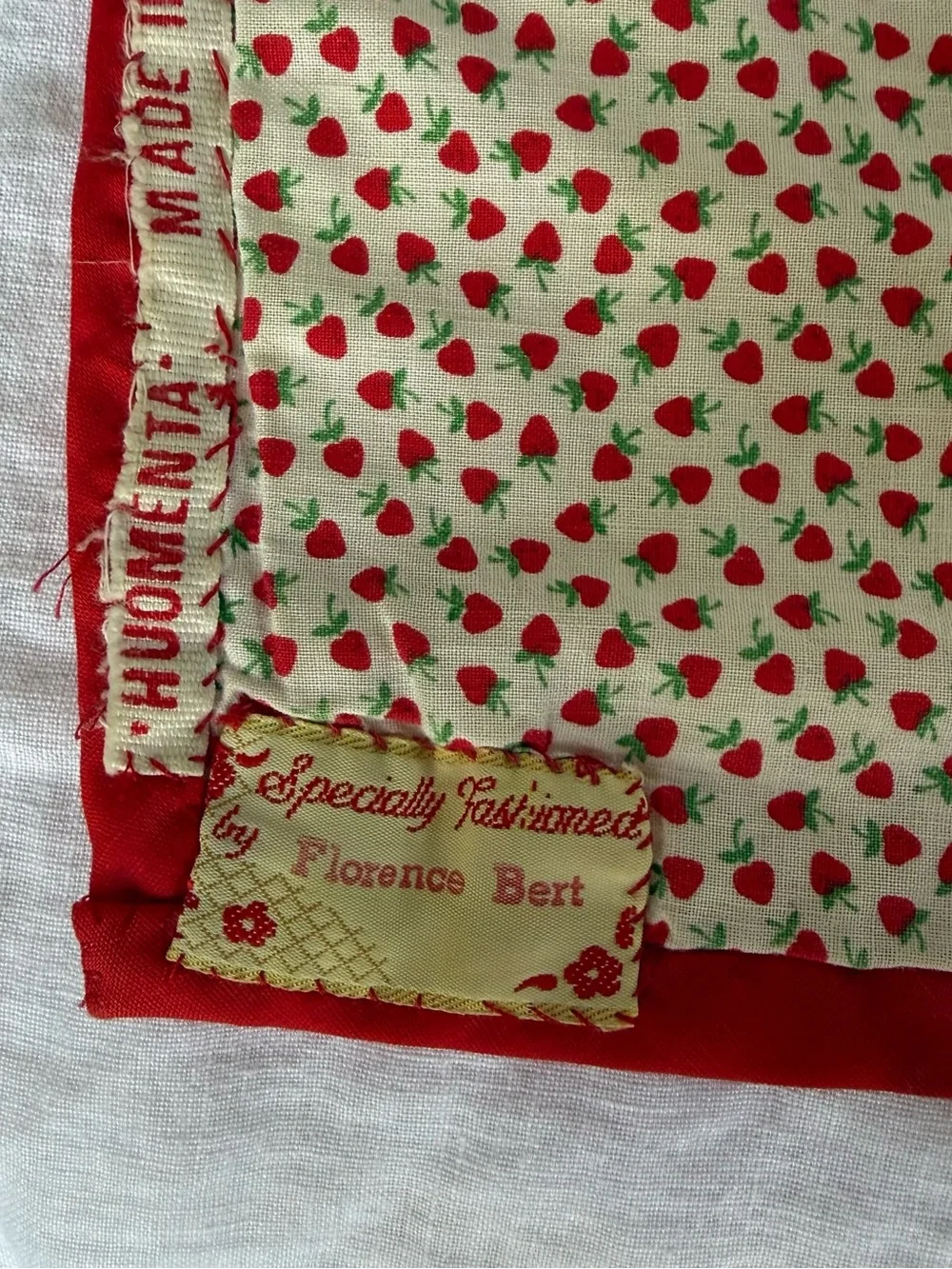 Vintage Tampella Finland Wall Hanging Quilt 34x46 Florence Bert Folk Art Nursery